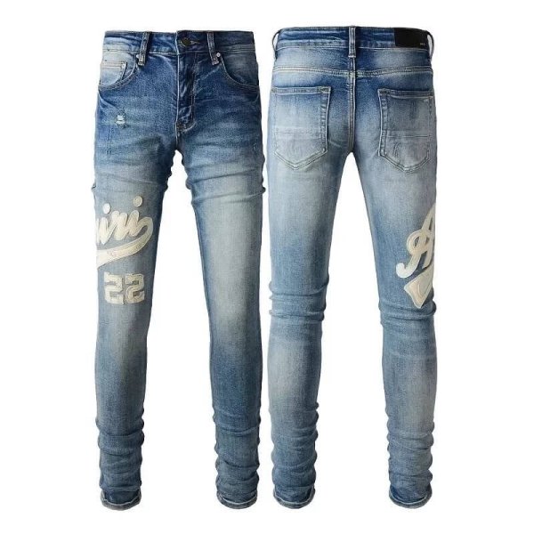 Light Blue Letters Purple Jeans (37 styles)