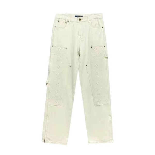 White print Lv jeans(13 styles)
