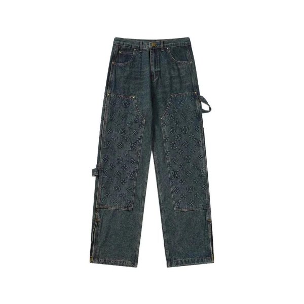 Denim Blue Print LV Jeans A (13 styles)